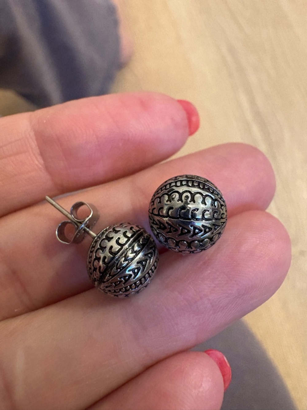 NWOT Marc Jacobs Monogram Ball Stud Earrings